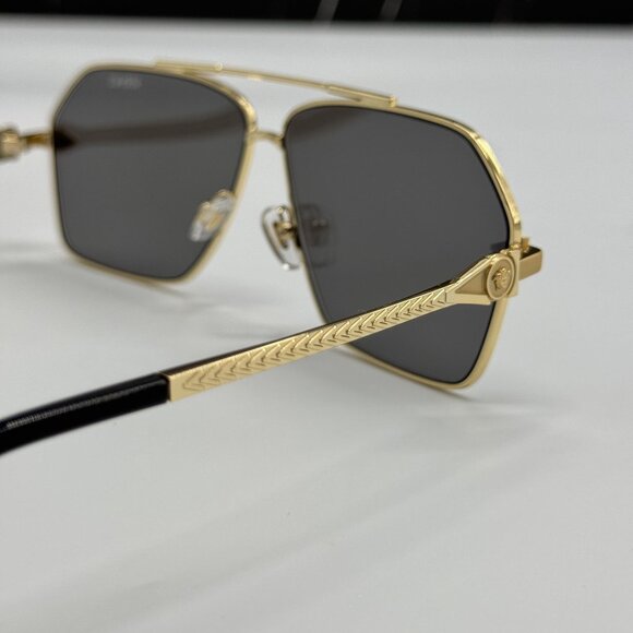 NEW VERSACE VE2284 1002/6G SUNGLASSES GOLD UNISEX VERSACE VE2284 10026G main image 6